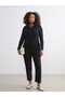 Lcw Everyday Black Soft Touch Women's T-Shirt - 6