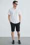 Linen look short sleeve shirt - 4