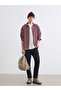 Xside Burgundy Regular Fit Plaid Men's Shirt - 2
