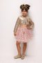 Powder Butterfly Bow Detailed Girls' Tulle Skirt - Aster