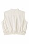 Nk Girl's High Collar Sleeveless Vest 8-14 Years Old Ecru - 2