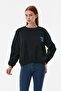 Butterfly Printed Oversize Sweatshirt - 5