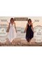 Women's 100% Cotton Buldan Fabric Asymmetrical Cut Hand-Knitted Lace Bustier Model Bohemian Beach and Casual Dress (Fits Xs/S /M Sizes) - 6