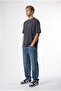 Men's Alpine Embroidered Oversize T-Shirt Smoked - 5