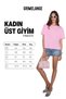 Fineste Women's Soft Fabric 100% Organic Cotton Pink T-Shirt with Print Detail - 7