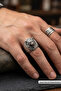 Special Design Masculine Adjustable Men's Ring with Wolf Figure - 2