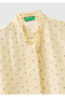 Women's Black Lyocell Blended Long Sleeve Poplin Shirt with Lace Detail - 3