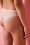 Brazilian Embroidered Off-White Panties - 3