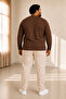 Men's Plus Size Oversize Long Sleeve V Neck T-Shirt 3XL 4XL 5XL 6XL 7XL 8XL 9XL - 3
