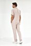 Cream Polo Luxury Lycra Suit High Quality Lycra Scrubs Uniform - 7