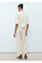 Short-Waisted Woven Trousers - 4