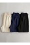 Men's 3-Piece Comfortable Fit Linen Trousers with Elastic Waist