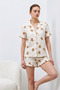 Women's Premium Ruffled Snow White Pajama Set - 3