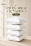 Throw Pillow Cover Inner Pillow 4-Pack 45X45Cm 400Gr Pure Silicone Fiber Sponge Filled Throw Pillow Cushion