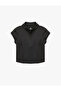 Half Zip Slim Fit Stand Collar Short Sleeve Sports T-Shirt - 5