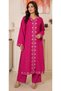 Women’s Fuchsia Pink Embroidered 2-Piece Modest Outfit