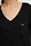 Women's Black Basic T-Shirt 50321833-Vr046 - 6