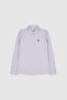 Women's Lilac Long Sleeve Basic Shirt 50324791-Vr034 - 7