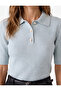 Regular Fit Short Sleeve Polo Neck Knitwear Sweater - 4