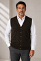 Men's Middle-Aged and Older Knitwear Knitted Acrylic Buttoned Winter Dad Vest 2050
