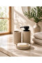 3 Piece Polyresin Bathroom Set, Liquid Soap Dispenser Set