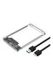 علبة قرص صلب USB 3.0 إلى type c مقاس 2.5 بوصة، علبة قرص صلب SATA SSD مع سرعة نقل تصل إلى 5 جيجابت في الثانية. - 8