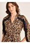 Knee Length Sleeveless Night Dress with Robe - 8