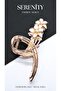 Colorful Lotus Flower Figure Metal Latch Buckle