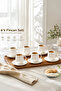 11919 Alvaro 6-Piece Porcelain Coffee Cup Set 90 ml - 2