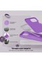 iPhone 12 Pro Max Silicone Case, with microfiber, thin, protective, raised edges, light purple - 3