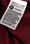 Men's Colbert Long Sleeve O-Neck Unprinted Single Jersey Combed Cotton T-Shirt Bordo - 5