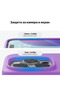iPhone 16 Pro Silicone Case, with microfiber, thin, protective, raised edges, light purple - 4
