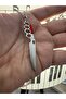 Chrome Red Knife Figured Necklace with 60 cm Chain |   War Themed Unisex Jewelry - 4