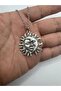 Unisex Necklace with Moon and Sun Figures |   60 cm Chain Symbolic Design - 2