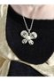 Butterfly Figured Women's Necklace – 55 cm Stainless Steel, Elegant and Stylish Design - 2