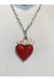 Gothic Flame Heart Survivor Aleyna Necklace - 3