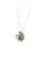 Heart-shaped, transparent necklace with an openable lid where you can place a picture. - 3