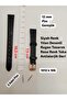 12 mm Compatible Watch Band - Black Color Snake Patterned Band, Rose Color Buckle, (Second Item in the Cart Is 100 Tl.)