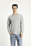 Crew Neck Slim Fit Slim Fit Cotton Sweatshirt