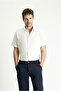 Cotton Striped Short Sleeve Sports Shirt - Regular Fit