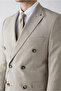 7 Drop Slim Fit Pointed Collar Wool Double Breasted Suit - 3