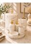 7 Piece Porcelain Deer Bathroom Set White