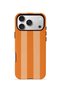 iPhone 17 Pro Max Vorian Dual Layer Case Orange Cream Stripe