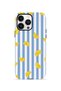 iPhone 14 Pro Max Vorian Double Layer Case Lemon Confetti Blue