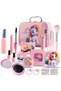 22Pcs Girl Pink Unicorn Makeup Set with Box - Plastic Cosmetic Set, Non-Edible Toy Beauty Tools, Dre - 6