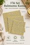 Natural Beeswax Storage Cloth Set of 3 - 7