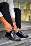 Kb-X5 Kuback Charcoal Patent Leather Casual Men's Shoes - 3