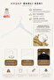 Wooden M001-Çb Bar Shirt and Trouser Hanger White Color 8 Pieces