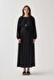 Black Pleated Detailed Skirt - 2