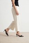 Diella Black Leather Women's Heeled Slippers - 2